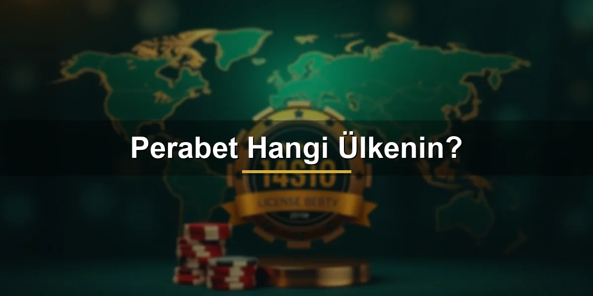 Perabet hangi ülkenin ve lisans bilgisi